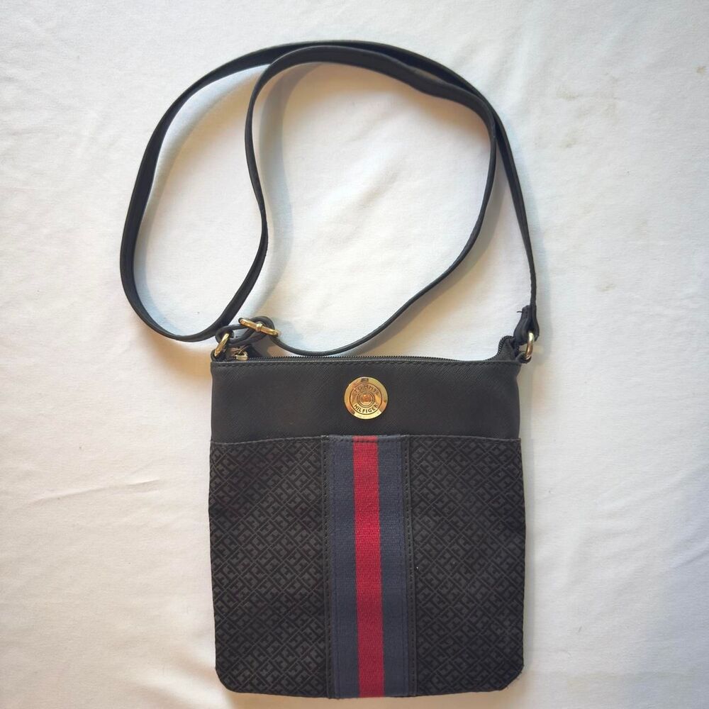 Tommy-hilfiger Women's Black and Navy Bag